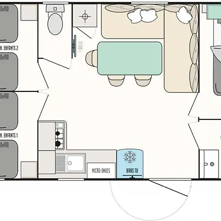Mobil 3ch Confort- 6pers 15min Europa Park Holiday home